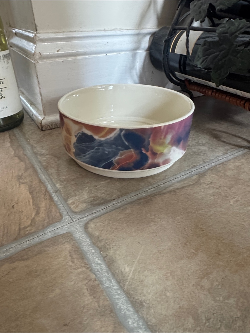 Top Paw Classy Ceramic Dog Bowl 26oz size
